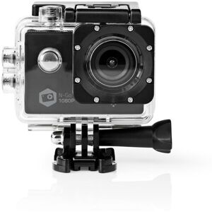 Nedis Action Cam   1 Skærm   1080p@30fps   12 MPixel   Vandtæt op til: 30.0 m   90 min   Wi-Fi   App tilgængelig til: Android™ / IOS   Montering inklu