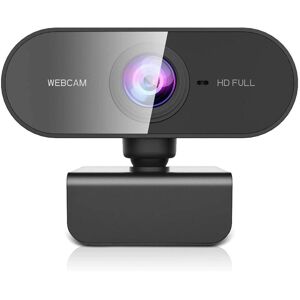 Nördic USB Webcam Fuld HD 1080p 30FPS med mikrofon drejelig 360grader base og 45 grader tilt 2MP