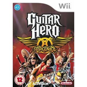MediaTronixs Guitar Hero: Aerosmith - Game Only (Nintendo Wii) - Game 8WVG Pre-Owned