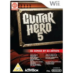 MediaTronixs Guitar Hero 5 - Game Only (Nintendo Wii) - Game LIVG Pre-Owned