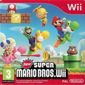 New Super Mario Bros Wii Nintendo Wii Paperback (Brugt)