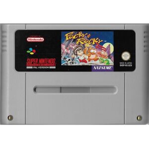 Pocky & Rocky Super Nintendo SNES SCN (Brugt)