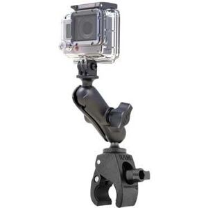 RAM Mounts RAM-beslag RAM Tough-Claw Double Ball Mount med Universal Action Camera Adapter