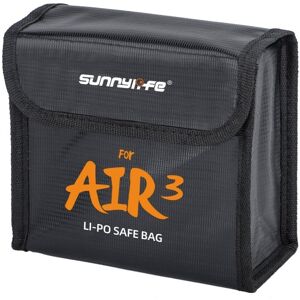 For DJI Air 3 Sunnylife Battery Explosion-proof Safe Bag Protective Li-Po Safe Bag For 3pcs Batteries