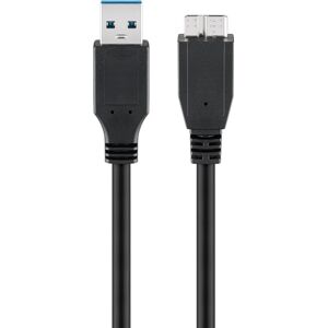 Goobay USB 3.0 SuperSpeed-kabel, sort