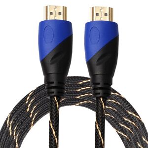 Shoppo Marte 3m HDMI 1.4 Version 1080P Woven Net Line Blue Black Head HDMI Male to HDMI Male Audio Video Connector Adapter Cable