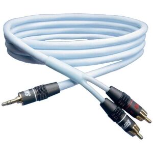 Supra Biline Lydkabel 3,5 mm til 2x RCA - 4 meter