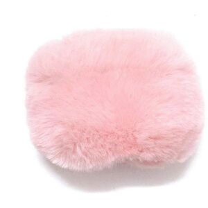 Generic AirPods Pro 2 faux fur case with buckle - Pink