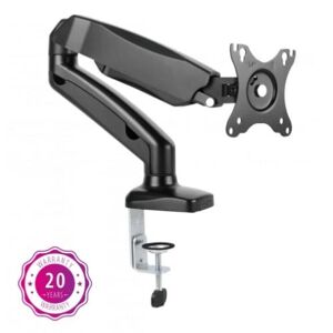 Up Up Economical Interactive Counterbalance Single Monitor Arm 75x75 100x100   Black