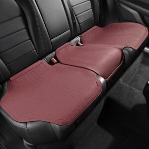 Shoppo Marte Flip-fur Car Cushion Breathable Ventilation Cushion for Four Seasons, Style: Long Rear Cushion(Red)