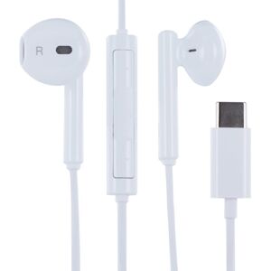 Huawei AM33 / CM33 Stereo Høretelefoner USB Type-C Kontakt Hvid