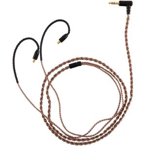 My Store ZS0027 3.5mm to A2DC Headphone Audio Cable for Audio-technica ATH-LS50 E40 E70 CKR100 CKS1100(Brown)