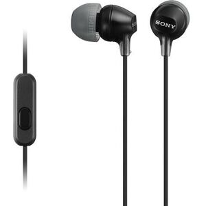 Original Sony in-ear hörlurar MDR-EX15APBC - Svart