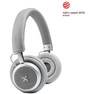 SACKit TOUCHit headphones. Bluetooth og ANC. Silver.