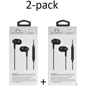 SoundMAGIC ES30C In-Ear med mick 2-pack