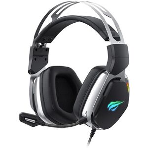 Havit Gaming H2018U Wired headset in fullsize, USB, Black/Silver