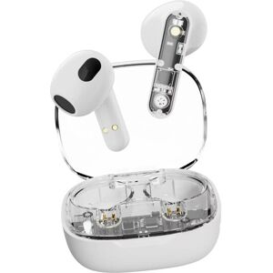 Streetz T150 TWS earphones, Transparent White