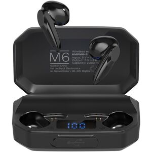 KrügerMatz Kruger & Matz M6 trådløse in-ear høretelefoner med powerbank - sort