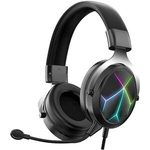 High Discount ONIKUMA X10 PRO LED RGB Gaming hovedtelefoner støjreducerende sportsgaming headset med mikrofon til pc Laptop Gamer - Sort