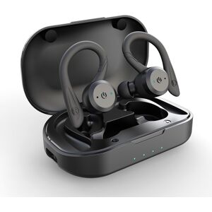 High Discount Støjreduktion Bluetooth-kompatibelt Headset Komfortabelt ergonomisk design Trådløs In-ear Ear Hooks Højstyrke Sportshovedtelefoner sort