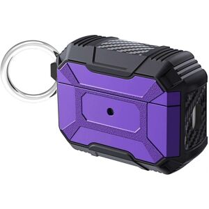 Generic AirPods Pro 2 case with carabiner - Purple