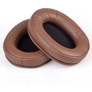 Generic 1 Pair Audio-Technica ATH-M50X / ATH-M40X / MSR7 / M20 leather ear cushion pad - Brown