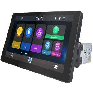 SupplySwap Bil Stereo Radio, Carplay Kompatibilitet, Touch Screen Display, MP5+12 LED