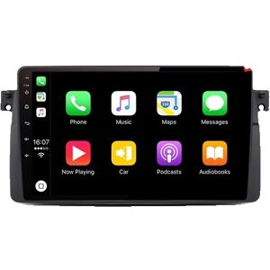 SupplySwap Trådløs CarPlay og Android Auto, 2-din DVD-afspiller, BMW E46 M3 318 320 325 330 335 modeller., PX9 Pro (1-32)