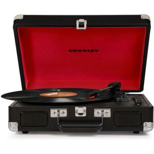 Crosley Cruiser Deluxe Pladespiller Tovejs Bluetooth - Sort