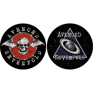 Avenged Sevenfold Turntable Slipmat Set: Skull / Space (Retail Pack)