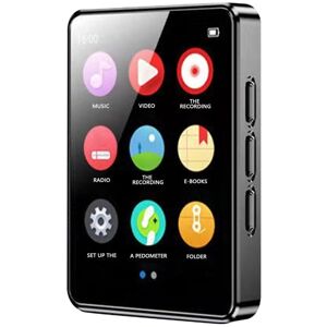 My Store Bluetooth MP3/MP4 Student Walkman Music Player External Recording, Memory Capacity: 32GB(Metal Black)