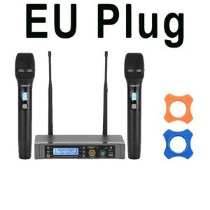 SupplySwap Trådløs mikrofon, Multi Frekvens, Anti-feedback Mute, EU-stik 500MHz