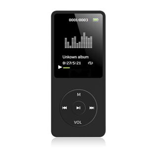My Store Card Ultra-thin Lossless MP4 Player With Screen(Black)