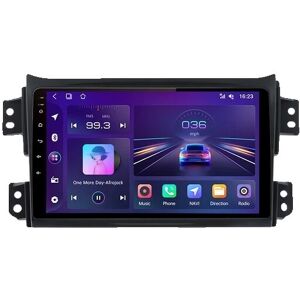 SupplySwap Android Auto Radio, AI Stemmestyring, Carplay Multimedie GPS, V1 (1GB 32GB)