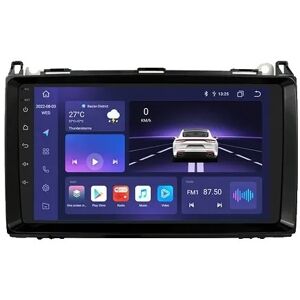 SupplySwap Bil Stereo Radio, Android 12 Kompatibilitet, GPS Navigation, S3 AHD1 AI