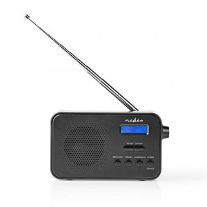 Nedis DAB+ Radio   Bærbart design   DAB+ / FM   1.3 