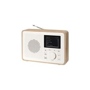 Denver DAB-60LW DAB bærbar radio Beige Hvid