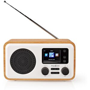 Nedis Internet Radio   Borddesign   Bluetooth® / Wi-Fi   DAB+ / FM / Internet   2.4 