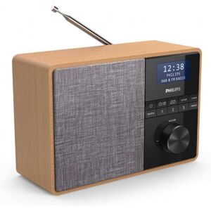 Philips TAR5505/10 radio Bærbar Digital Sort, Grå, Træ