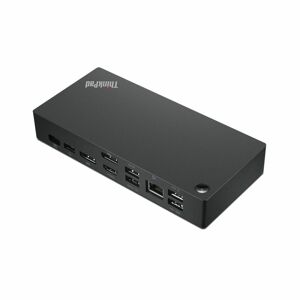 Lenovo 40AY0090EU dockingstation Ledningsført USB 3.2 Gen 1 (3.1 Gen 1) Type-C Sort