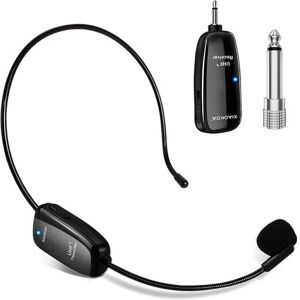 NSF Høj kvalitet Trådløst Mikrofon Headset UHF Trådløst Premium Mic Headset og Håndholdt 2 i1 160 ft Range for Voice Forstærker