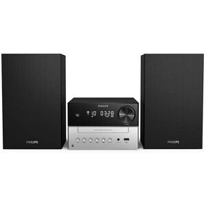 Philips TAM3205 Home audio micro system 18 W Sort, Sølv