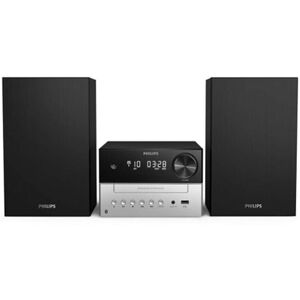 Philips TAM3205 Home audio micro system 18 W Sort, Sølv