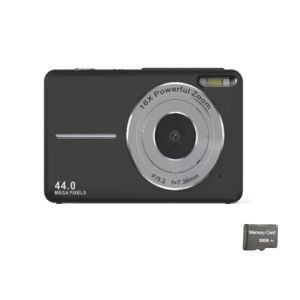 INF Digitalkamera 44MP/1080P/16X digital zoom/fyldlys med 32GB kort