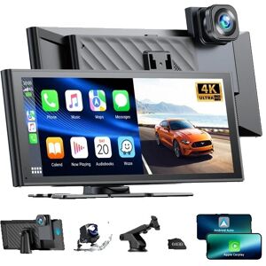 SupplySwap Dashcam, 4K opløsning, Apple Carplay & Android Auto integration, 64GB