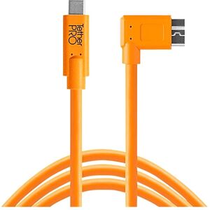 Tether Tools Kabel Usb-c To 3.0 Micro-b Right Angle 4.60 M Orange