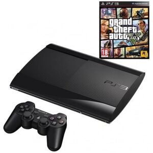 Sony ps3 ultra slim 500Go + gta v (brugt, god stand)