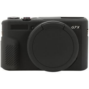 My Store For Canon PowerShot G7 X Mark II / G7X2 Soft Silicone Protective Case with Lens Cover(Black)