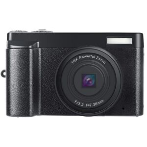 INF Digitalkamera med 24 MP, HD 1080p og 16x Zoom Sort - Hurtige leveringer