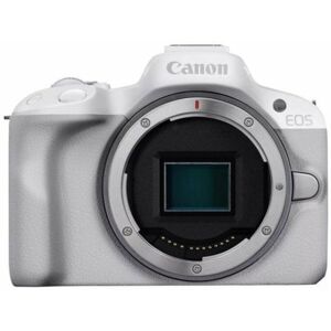 Canon EOS R50, White + RF-S 18-45mm F4.5-6.3 IS STM Kit MILC 24,2 MP CMOS 6000 x 4000 pixel Hvid